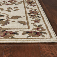 9'10" X 13'2" Polypropelene Ivory Area Rug