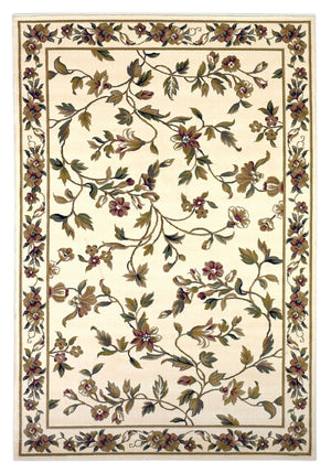 9'10" X 13'2" Polypropelene Ivory Area Rug