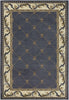 9'10 x 13'2" Polypropelene Blue Area Rug