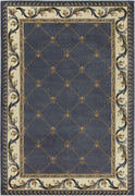 9'10 x 13'2" Polypropelene Blue Area Rug