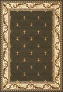 9'10" x 13'2" Polypropelene Green Area Rug