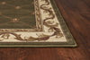 9'10" x 13'2" Polypropelene Green Area Rug