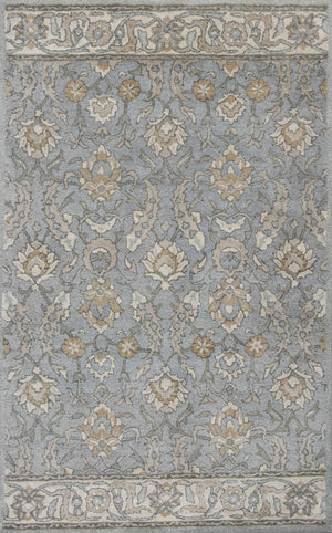 8'6" x 11'6" Wool Slate Area Rug