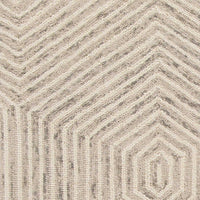 9' x 12' Wool Ivory Area Rug