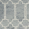 9' x 12' Wool Blue Area Rug