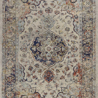 9'10" x 13'2" Polypropelene Ivory Area Rug