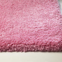 9' x 13' Polyester Hot Pink Area Rug