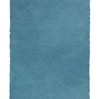 9' x 13' Polyester Highlighter Blue Area Rug