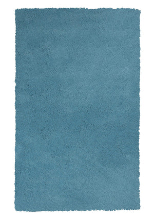 9' x 13' Polyester Highlighter Blue Area Rug