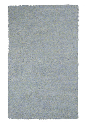 9' x 13' Polyester Blue Heather Area Rug