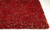 9' x 13' Polyester Red Heather Area Rug
