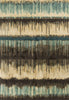 9'10" x 13'2" Polypropelene Sand-Teal Area Rug