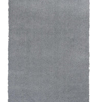 9' x 13' Polyester Grey Area Rug