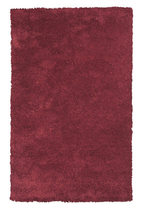 9' x 13' Polyester Red Area Rug