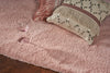 9' x 13' Polyester Rose Pink Area Rug