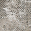 9'10" x 13'2" Polyester Sand Silver Area Rug