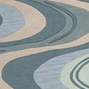 9' x 13' Polyacrylic Beige-Seafoam Area Rug