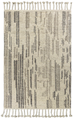 8'6" x 11'6" Wool Natural Area Rug