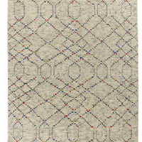 8'6" x 11'6" Wool Natural Area Rug