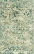 8'6" x 11'6" Viscose Sand-Blue Area Rug