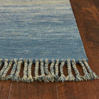 9' x 12' Wool Ocean Area Rug