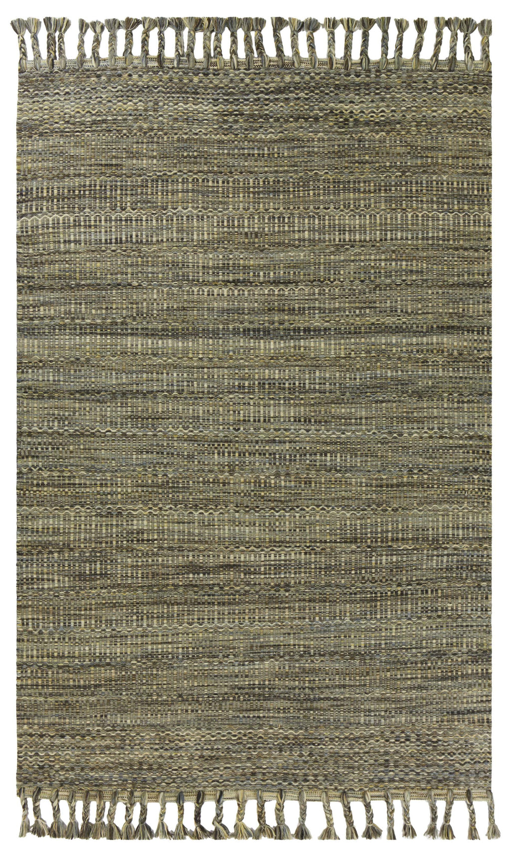 9' x 12' Wool Slate Area Rug