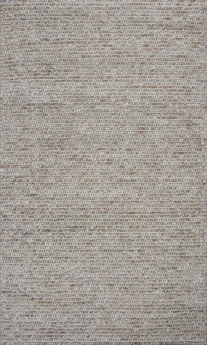 9'x13' Natural Beige Hand Woven Knobby Loop Indoor Area Rug