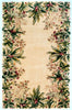 9'3" x 13'3" Wool Ivory Area Rug