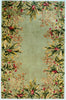 9'3" x 13'3" Wool Sage Area Rug