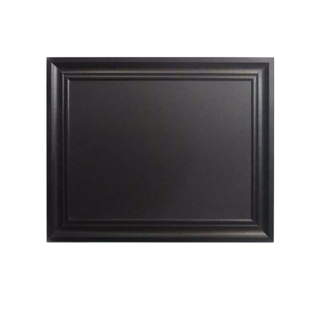 Rectangular Wooden Chalkboard with Beveled Edge Frame, Black