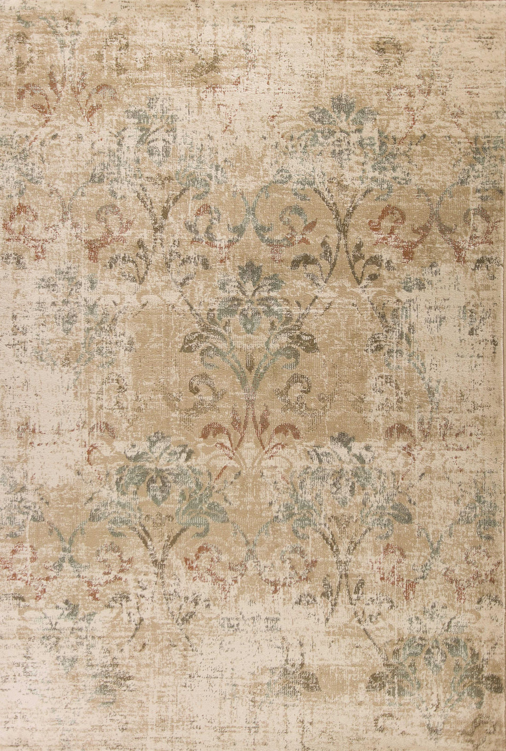 5'3" x 7'8" Polypropelene Champagne Area Rug