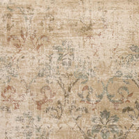 5'3" x 7'8" Polypropelene Champagne Area Rug