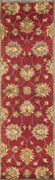 2'3" x 7'6" Runner Wool Red Area Rug