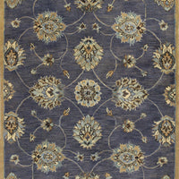 3'3" x 5'3" Wool Midnight Area Rug