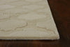 3'3" x 5'3" Wool Ivory Area Rug