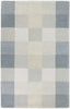 3'3" x 5'3" Wool Light Blue Area Rug