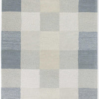 3'3" x 5'3" Wool Light Blue Area Rug