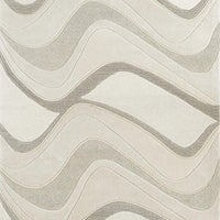 3'3" x 5'3" Wool Ivory Area Rug