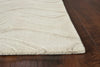 3'3" x 5'3" Wool Ivory Area Rug