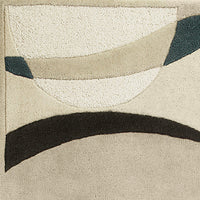 3'3" x 5'3" Wool Ivory-Blue Area Rug