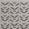 5' x 7'7" Polypropelene Grey Area Rug