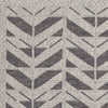 5' x 7'7" Polypropelene Grey Area Rug