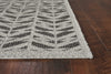 5' x 7'7" Polypropelene Grey Area Rug