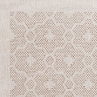 5' x 7'7" Polypropelene Beige Area Rug