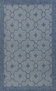 5' x 7'7" Polypropelene Blue Area Rug