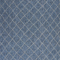 5' x 7'7" Polypropelene Blue Area Rug