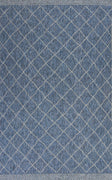 5' x 7'7" Polypropelene Blue Area Rug