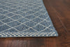 5' x 7'7" Polypropelene Blue Area Rug