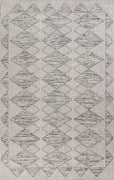 5' x 7'7" Polypropelene Grey Area Rug