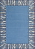 5' x 7'" Polyester Denim Area Rug